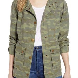NWOT Caslon camo utility jacket